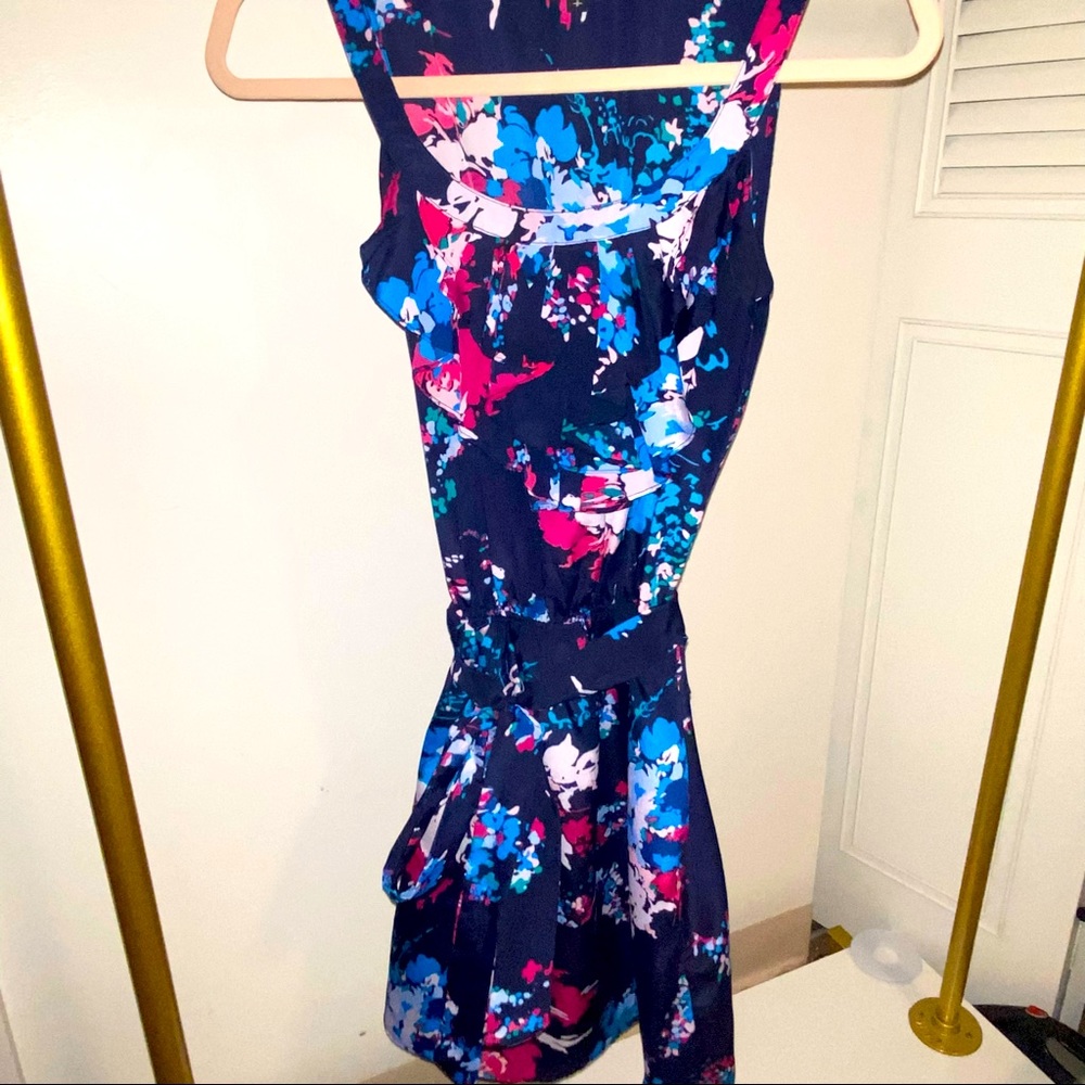 Express Navy floral dress